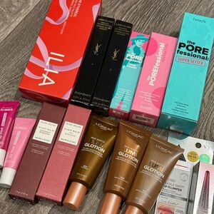 Luxury makeup set YSL and Benefit